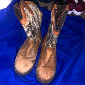 Men's Laredo BRAZOS WP Leather Western Boots TAN 7 D